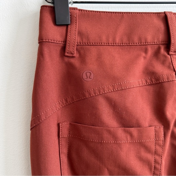 LULULEMON • City Sleek 5 Pocket 7/8 Pant in Dark Terracotta - Picture 10 of 15